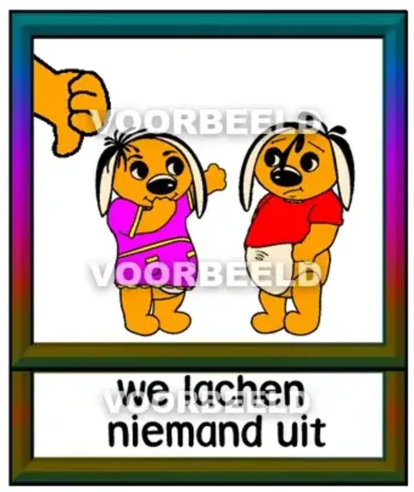 We lachen niemand uit