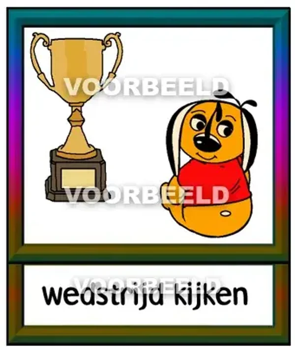 Wedstrijd kijken