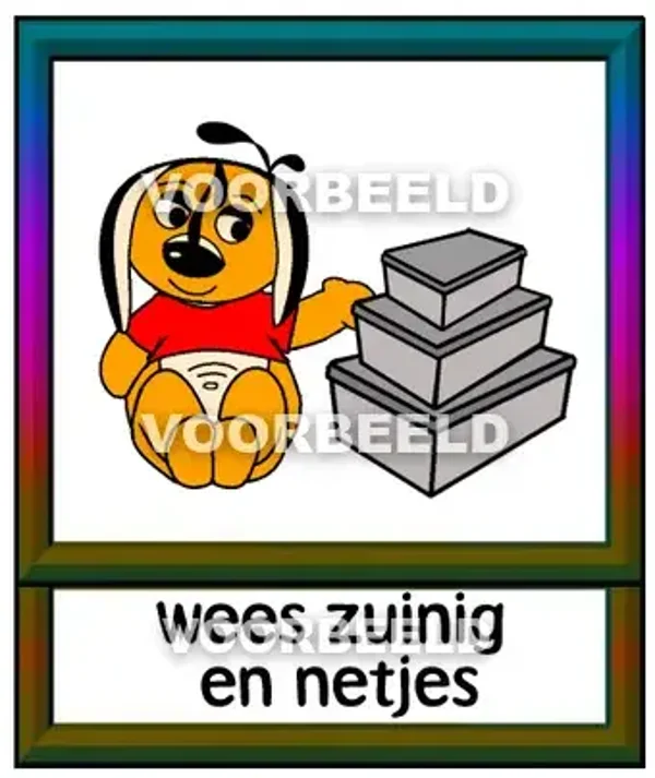 Wees zuinig en netjes