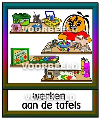 Werken aan de tafels