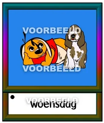 Woensdag blauw 2