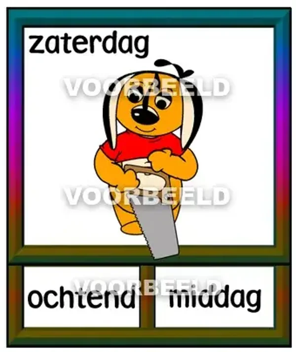 Zaterdag OM wit-dub