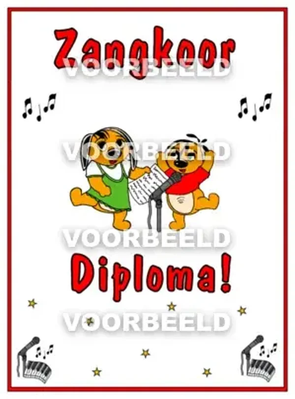 Zangkoor DIPLOMA (A4)