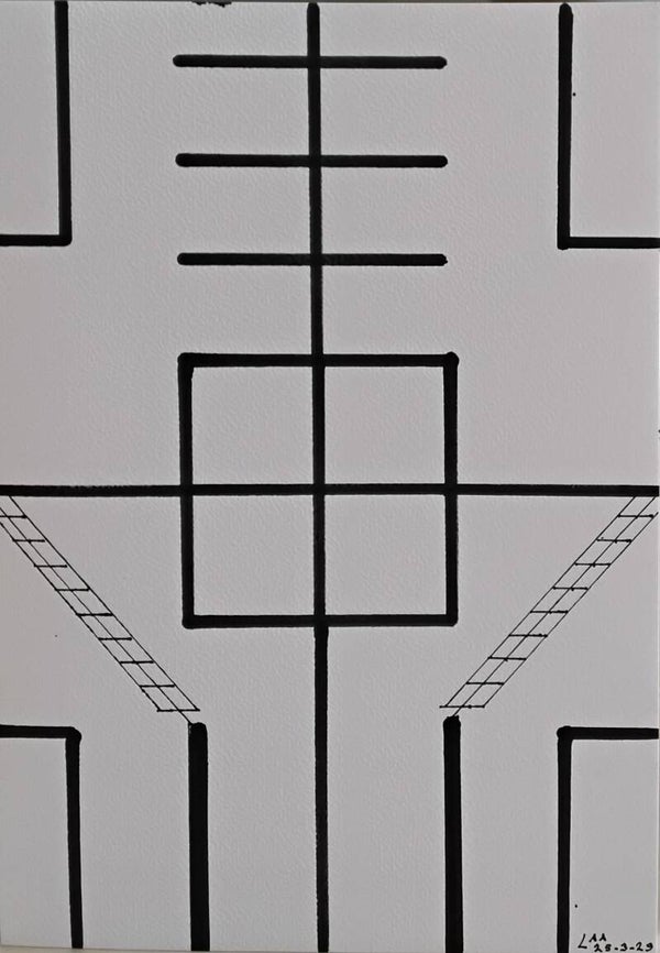 LAA zwart/wit tekening