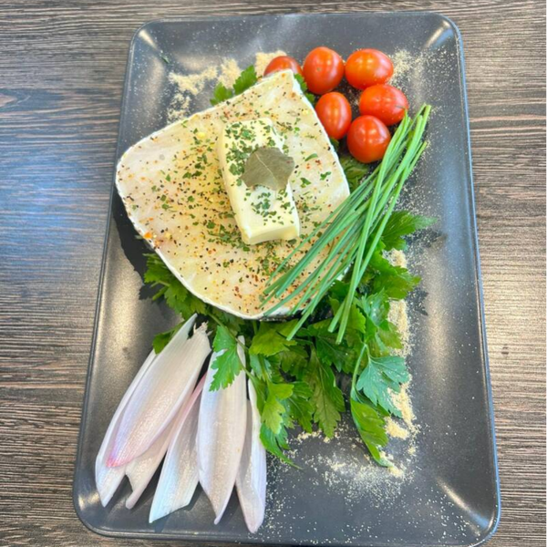 Sous vide fiskefilet i urtesud