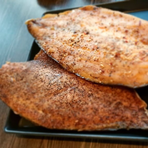 Gulhalet ravfisk  - varmrøget