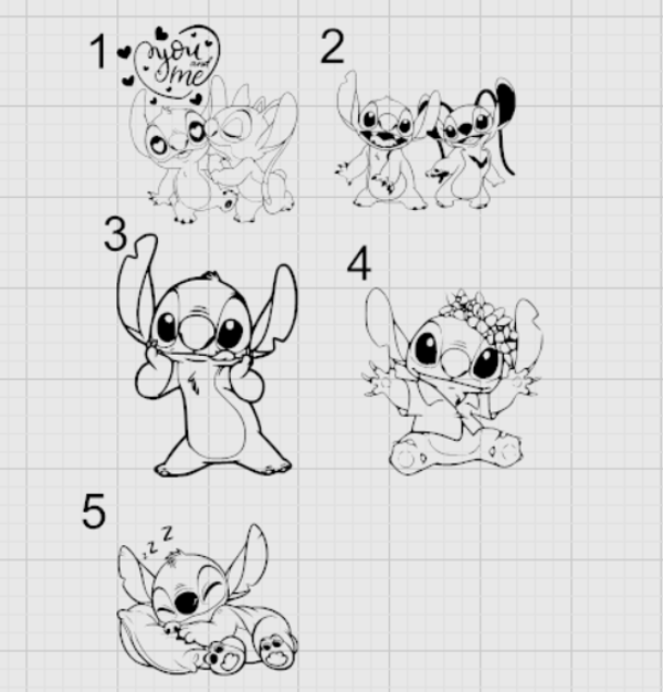 Stickers stitch au choix