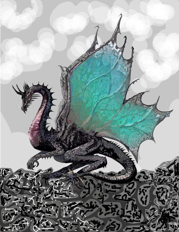 BLUE WINGED DRAGON