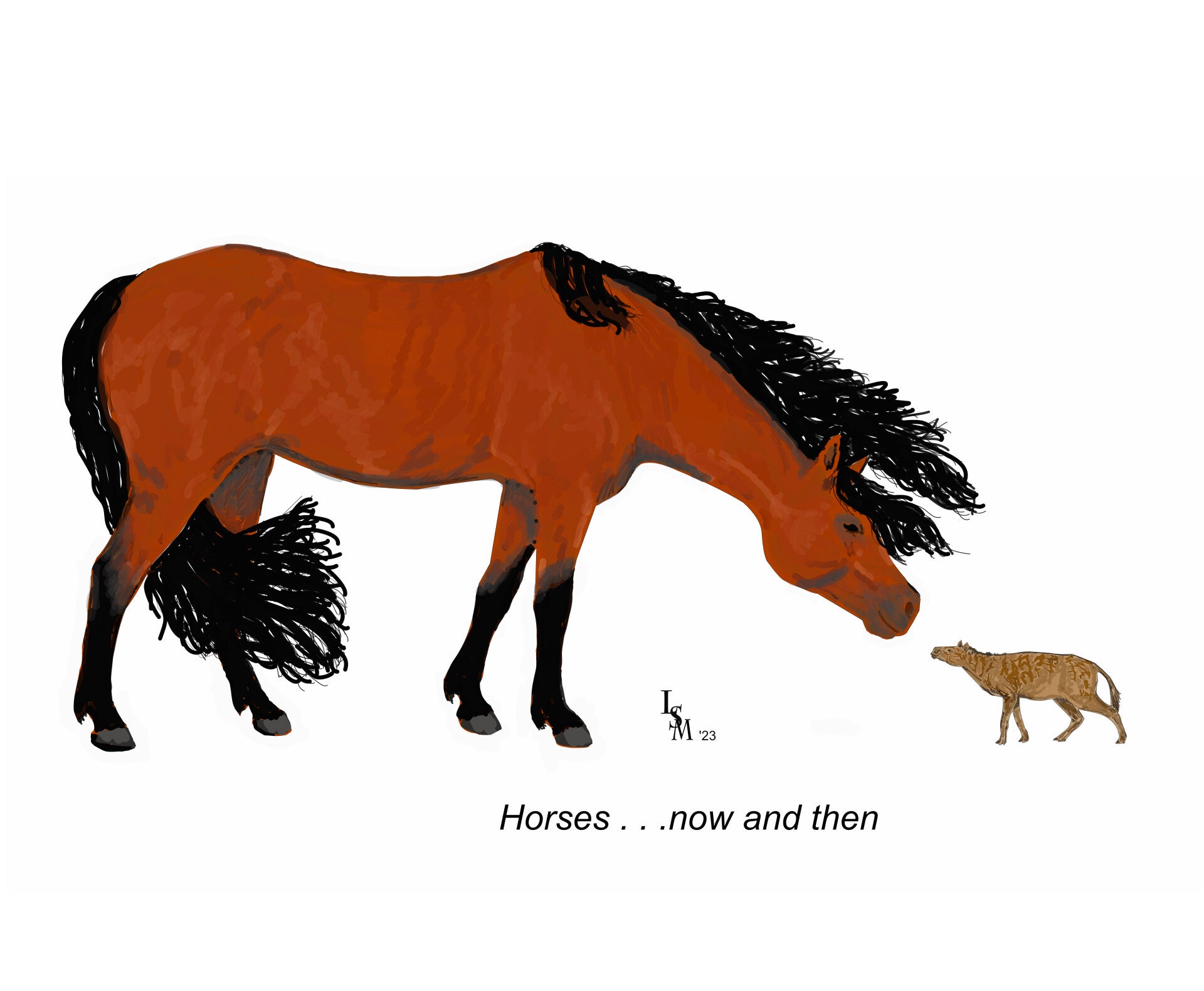 "Horses -- now & then"
