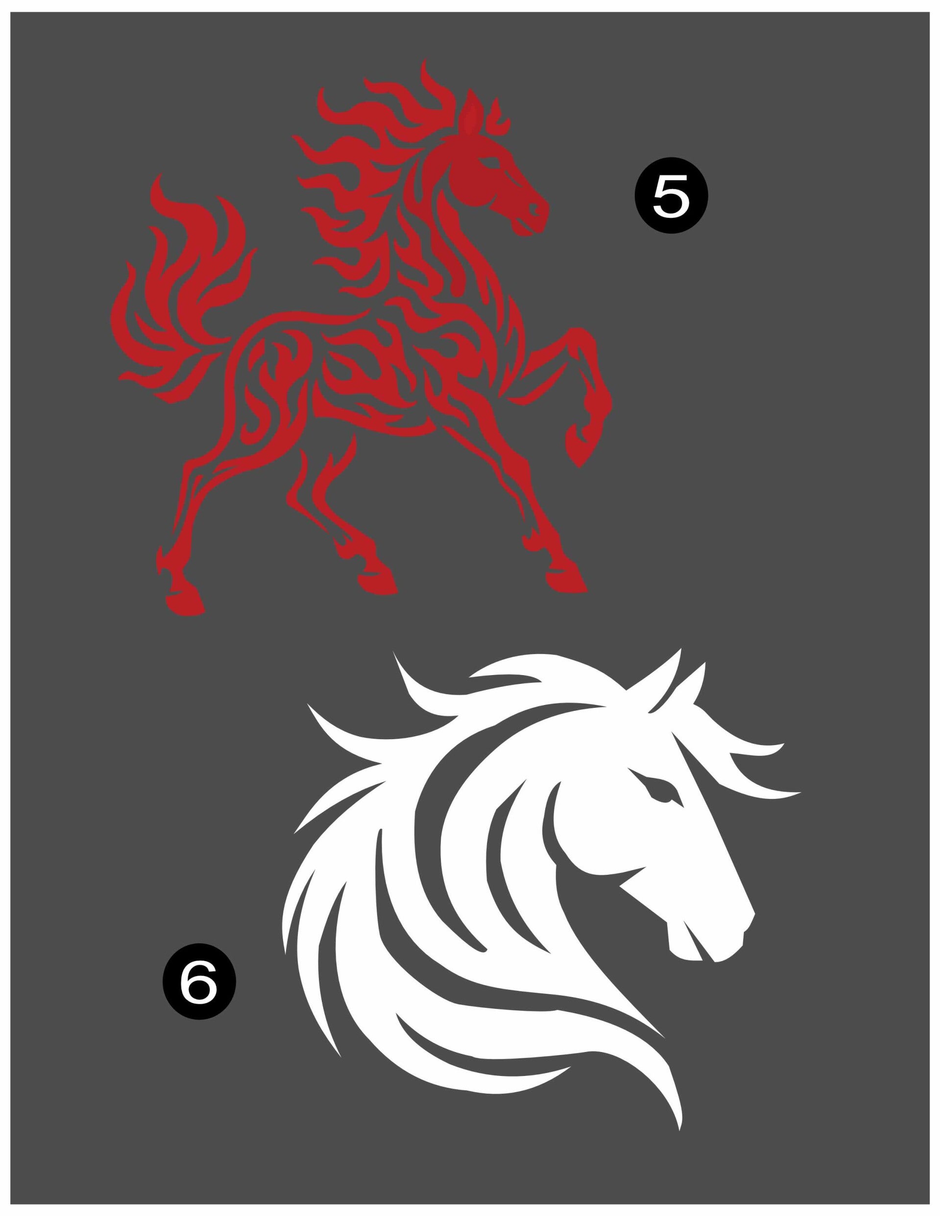 HORSE STICKERS