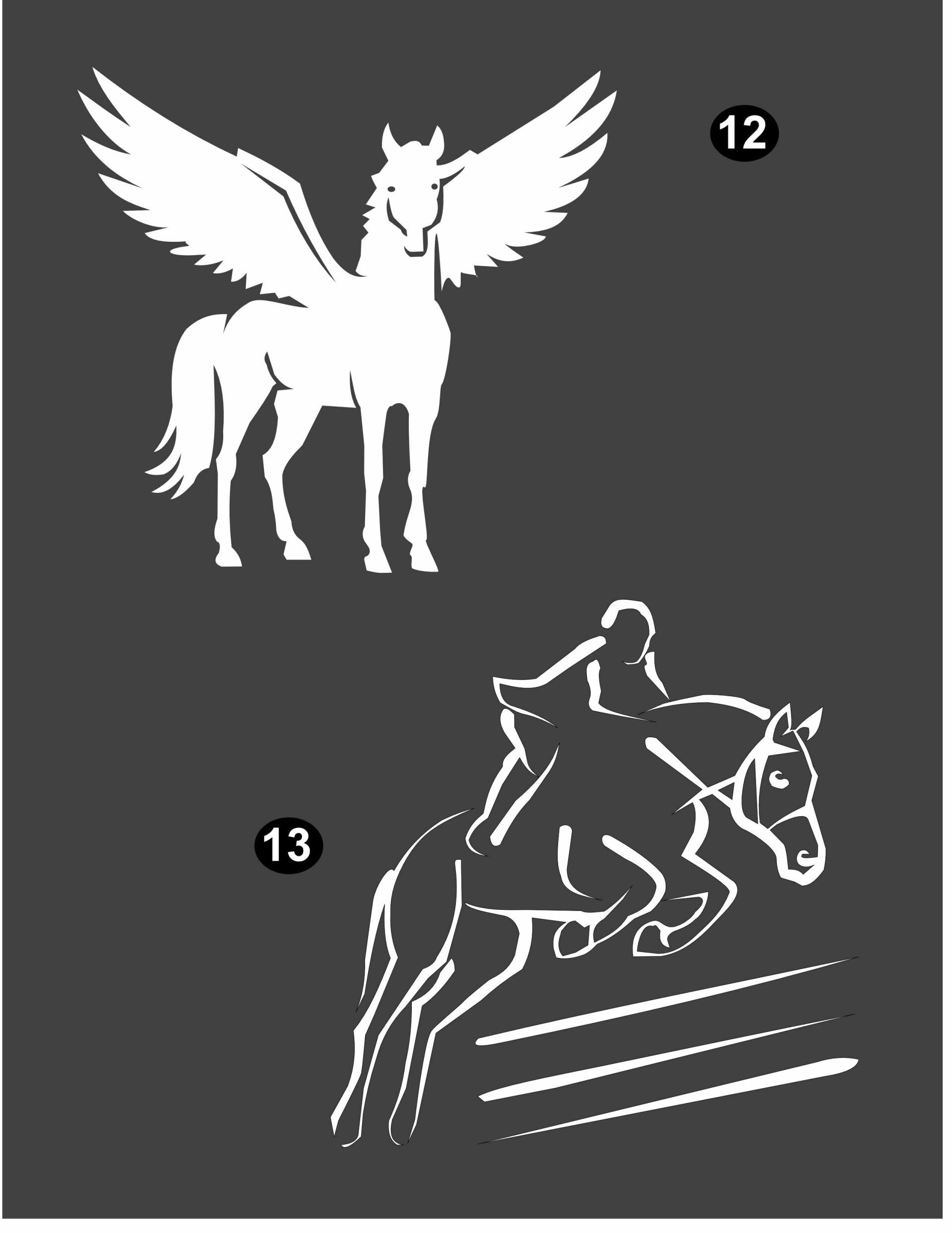 HORSE STICKERS