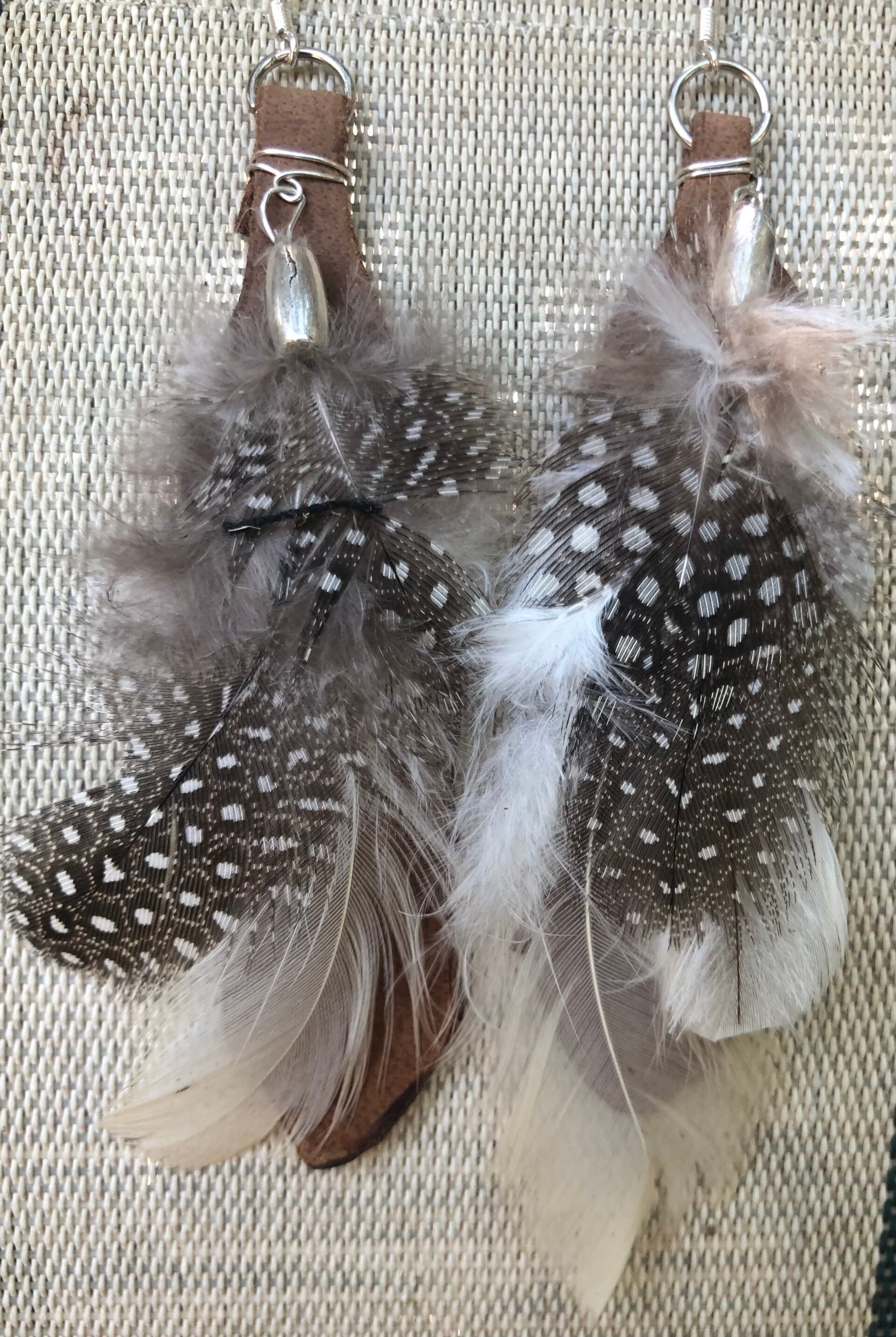 Feather earrings