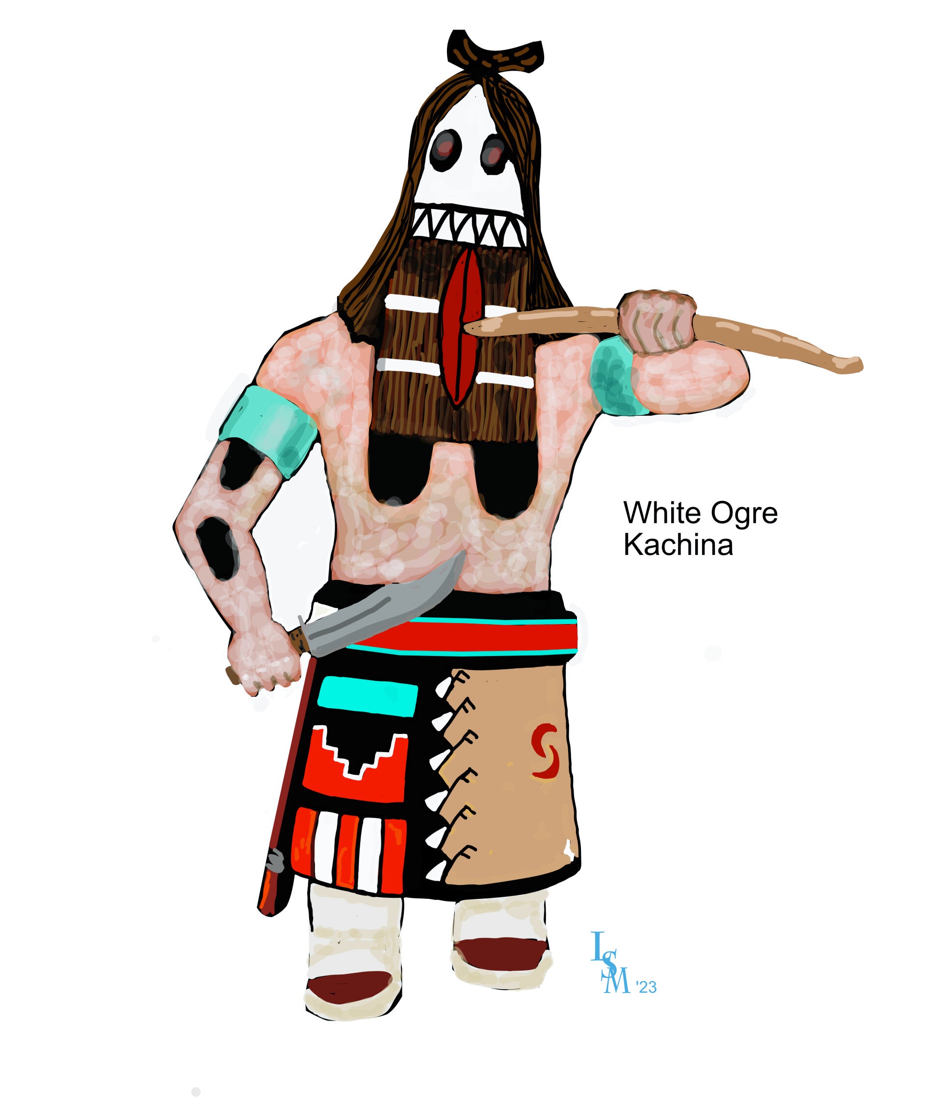 White Ogre Kachina