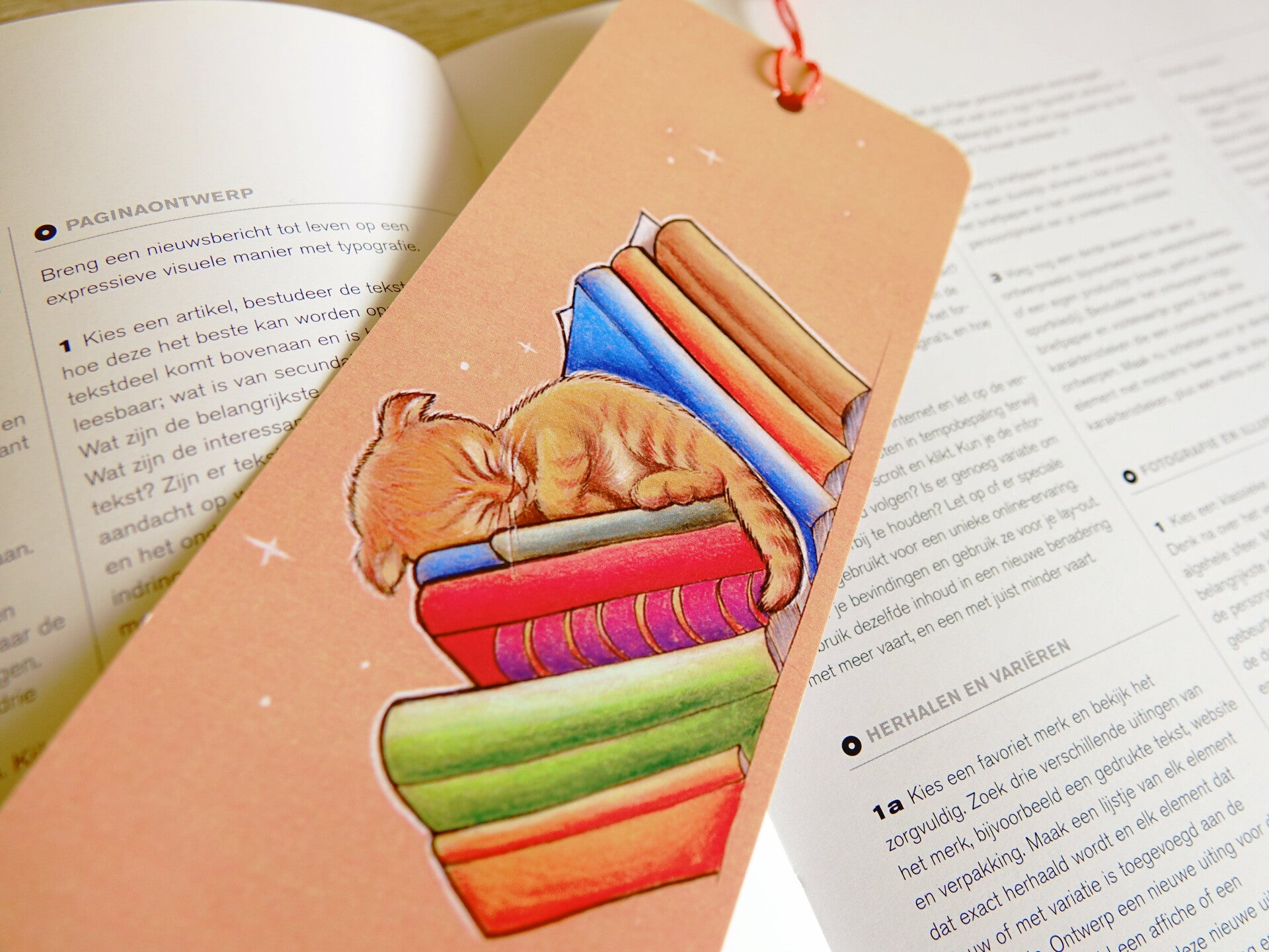 Sleepy kitty boekenlegger 74x210 mm