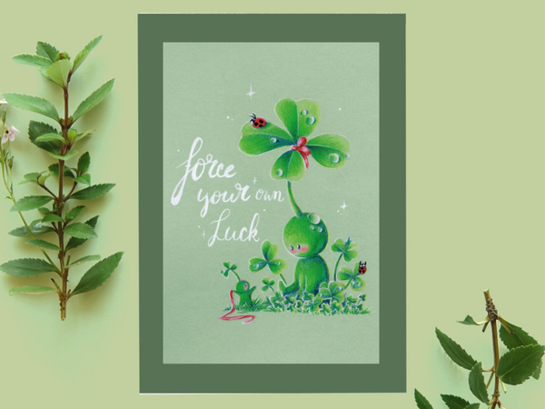 Force your own luck ansicht kaart A6