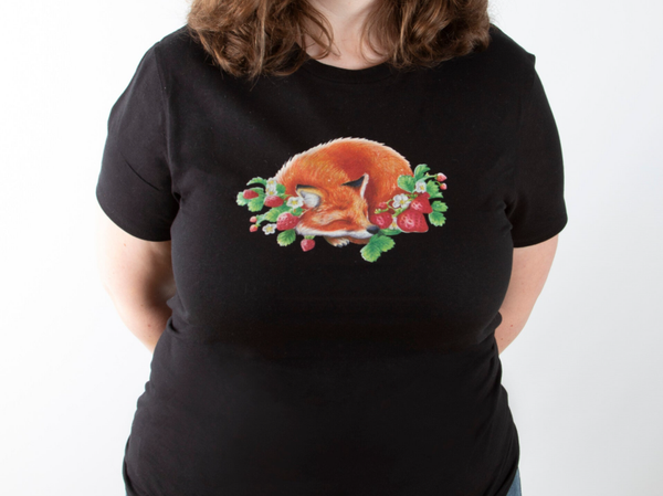 Vos aardbeien Tshirt L