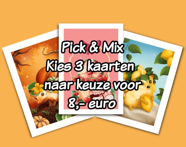 Pick & Mix 3 gevouwen kaarten