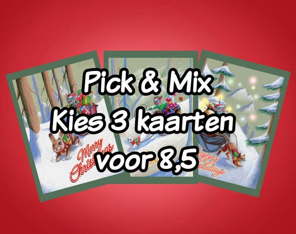Pick & Mix 3 gevouwen kaarten