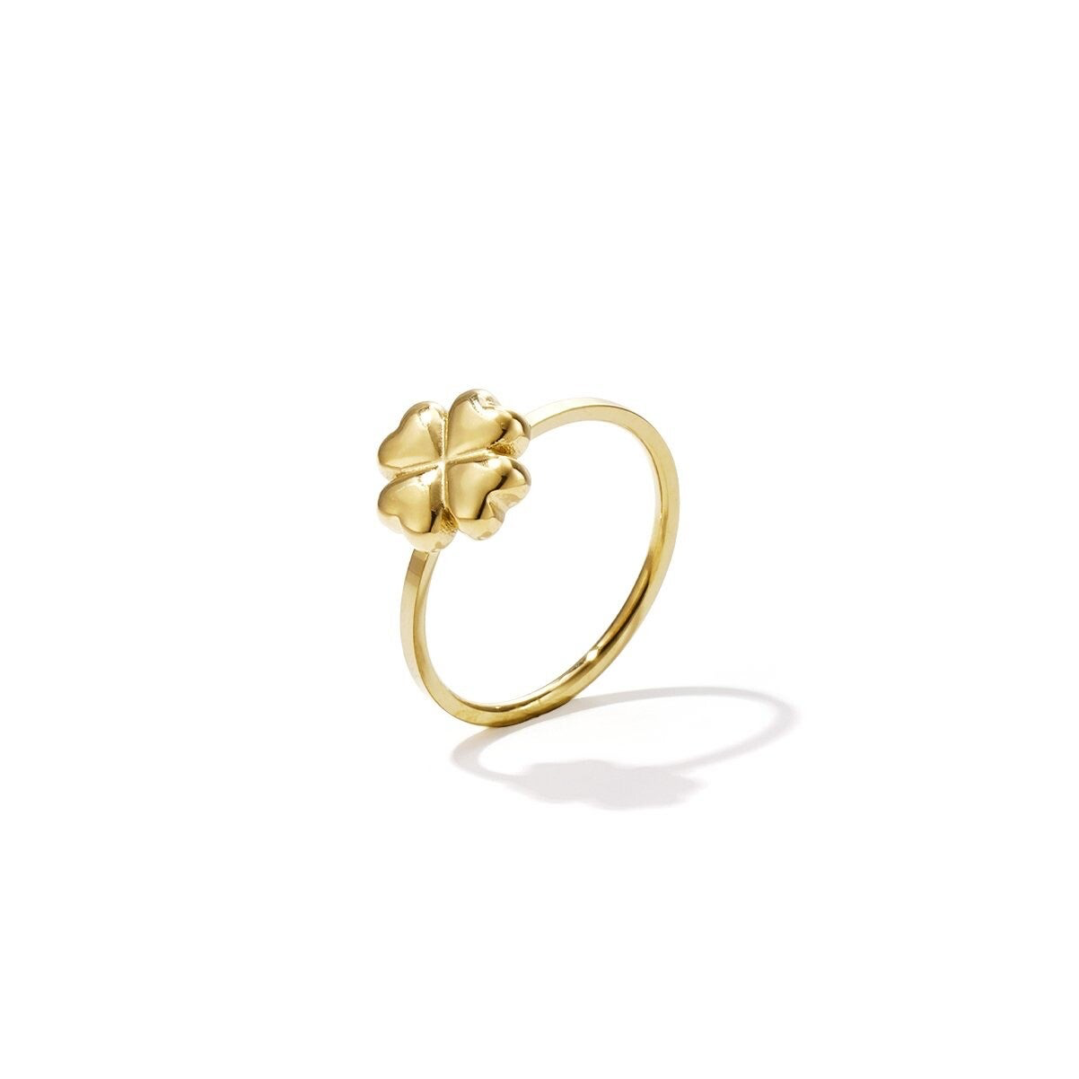Ring Klaver - Goud