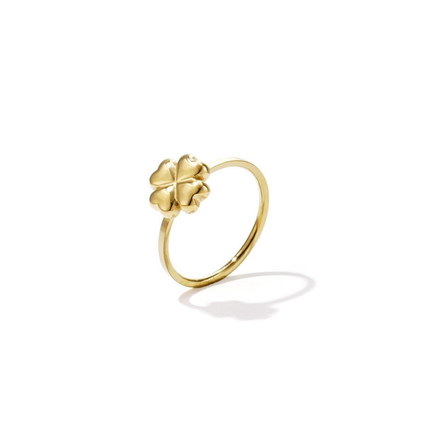 Ring Klaver - Goud