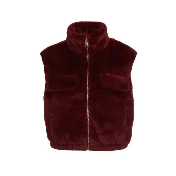 Gilet bont - Bordeaux