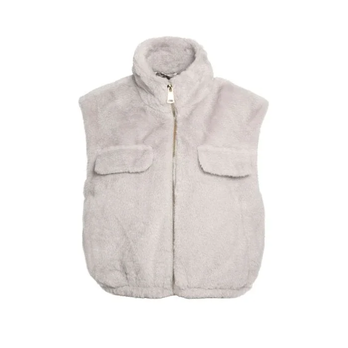 Gilet bont - Beige