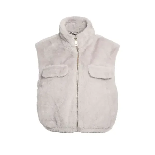 Gilet bont - Beige