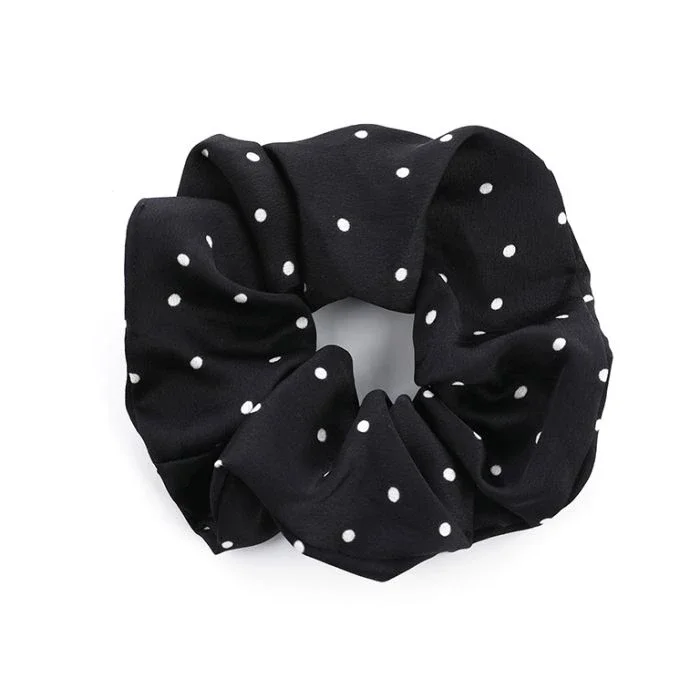 Scrunchie Dot - Zwart