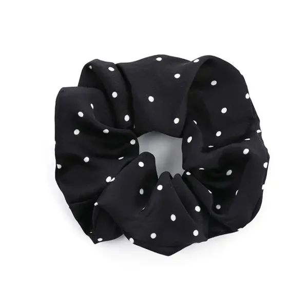 Scrunchie Dot - Zwart