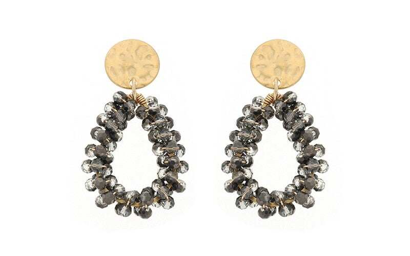 Oorbellen Rosalie - Zwart