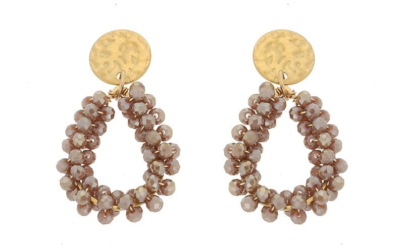 Oorbellen Rosalie - Bruin