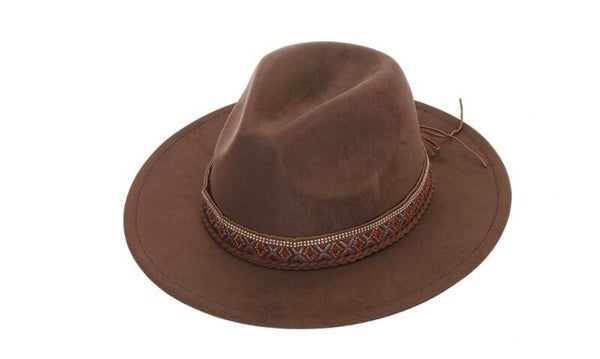 Hoed Penelope - Bruin (suede)