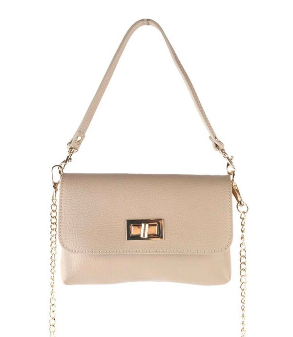Tas Yuna - Khaki Leer