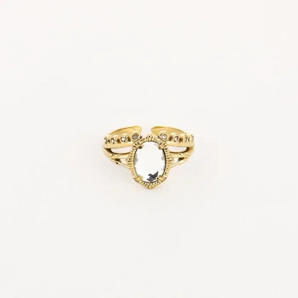 Ring Ruby - Goud