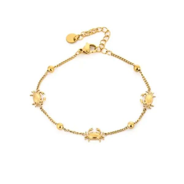 Armband Krab - Goud