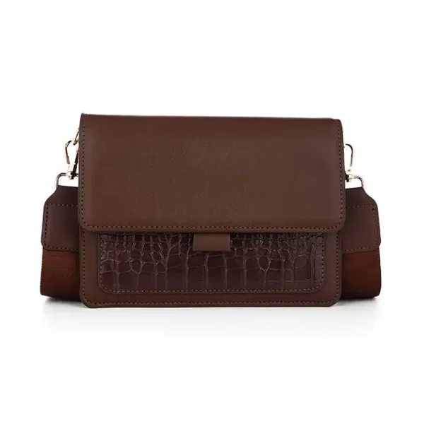 Tas Yvonne - Croco Bruin