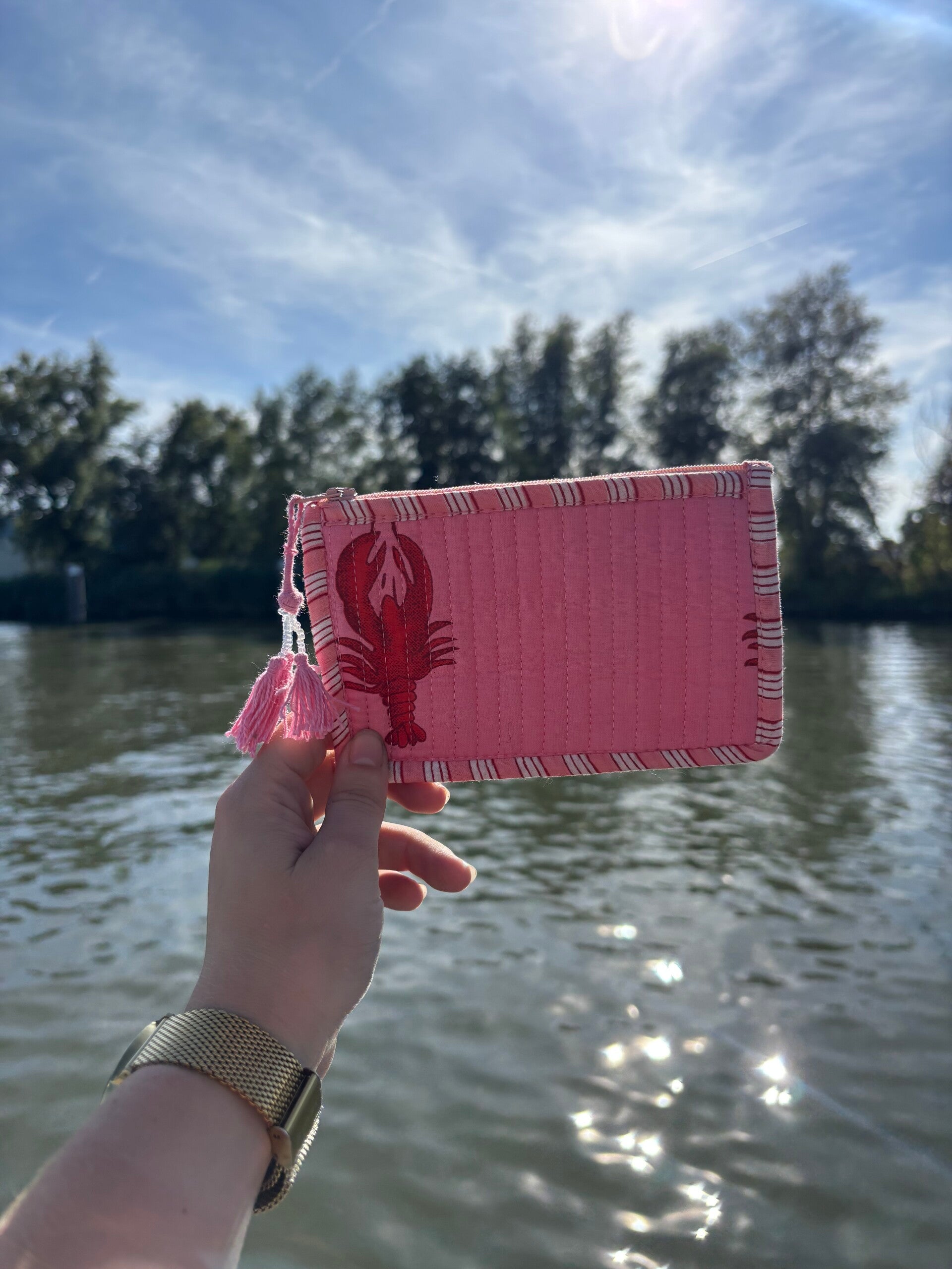 Portemonnee Tessa - Kreeft Roze