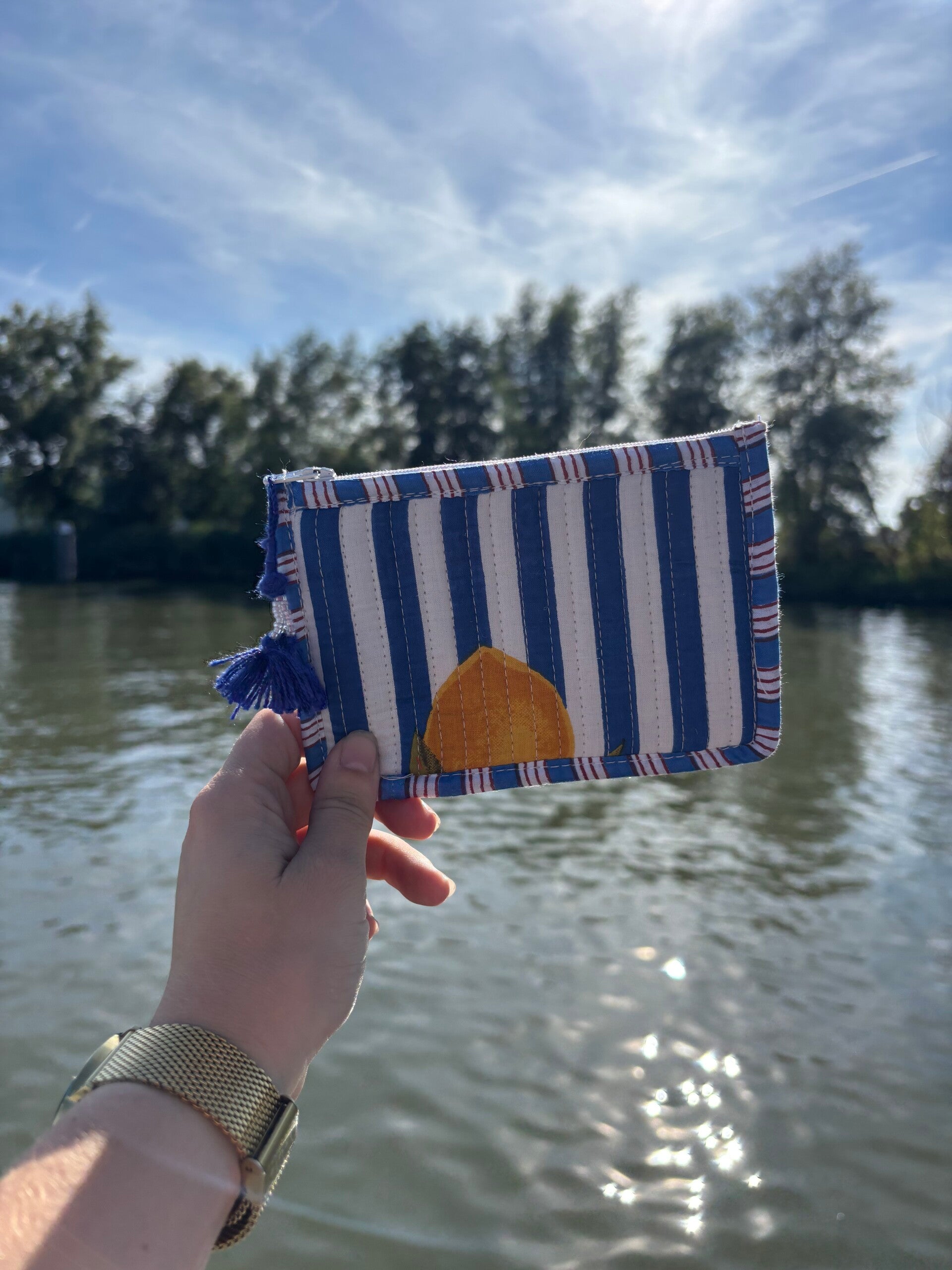 Portemonnee Tessa - Citroen Blauw
