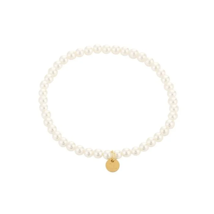 Armband Mila - Parelwit