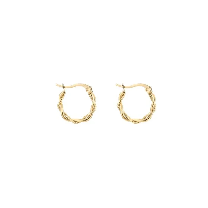 Oorbellen Twist - Goud