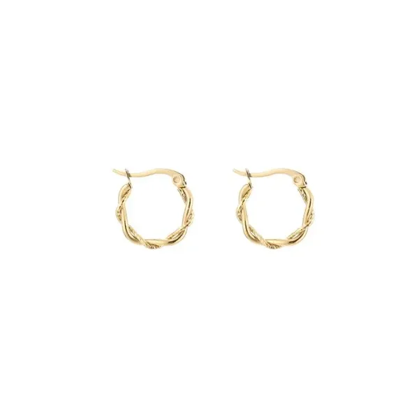 Oorbellen Twist - Goud