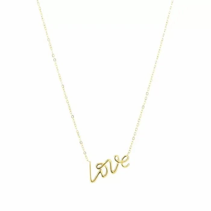 Ketting Love - Goud
