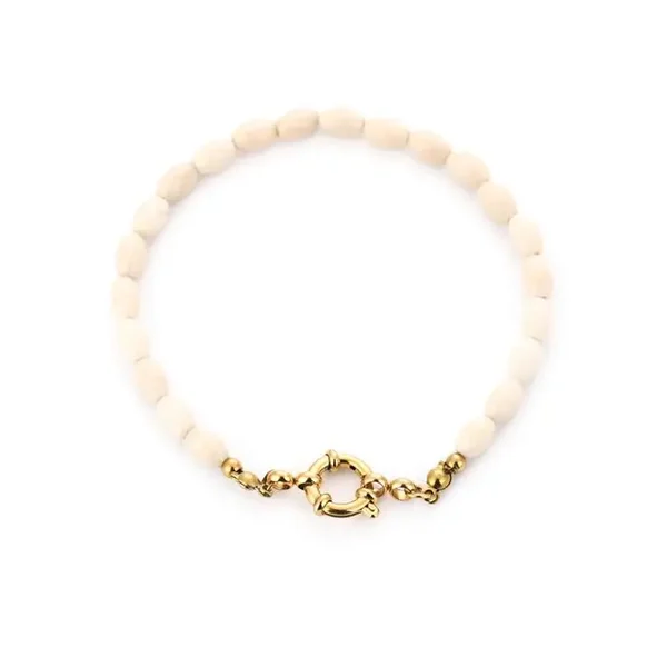 Armbandje Noa - Beige