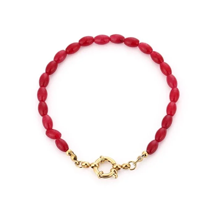 Armbandje Noa - Bordeaux