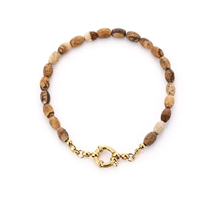 Armbandje Noa - Khaki