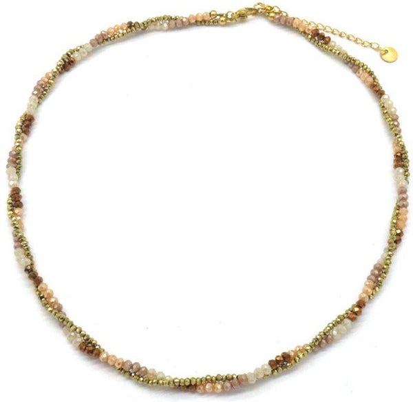 Ketting Marlize - Goud/Bruin