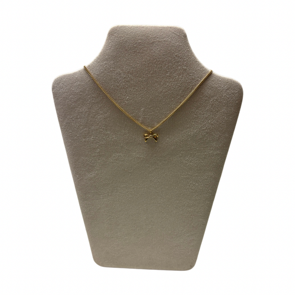 Ketting dun strikje - Goud