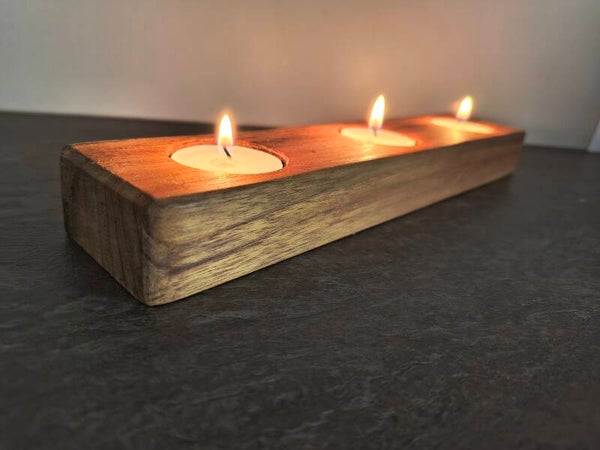Waxinelichthouder voor 3 kaarsjes