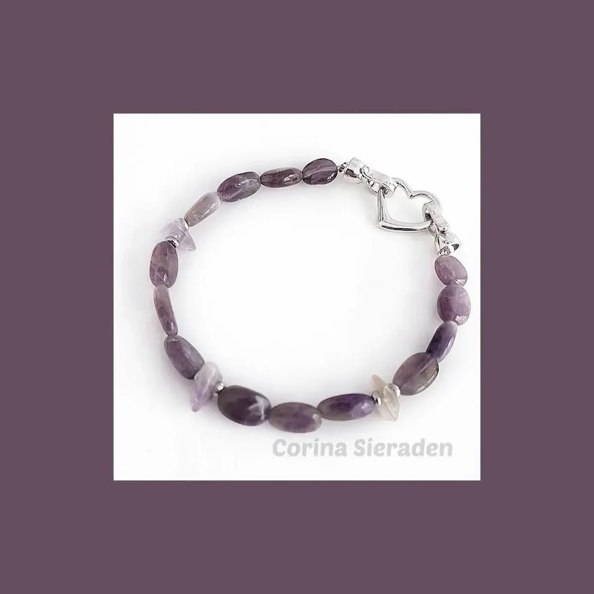 Amethist Design Armband – Uniek exclusief handwerk voor Sereniteit & Balans