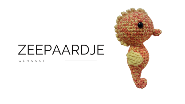 Vertederend Gehaakt Zeepaardje (16,5 cm.)